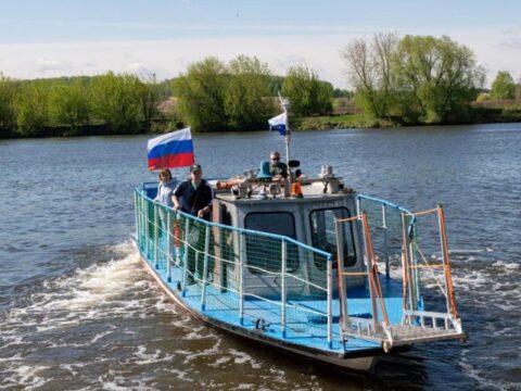 Водную переправу через Москву-реку открыли в Лыткарине на новом месте Новости Лыткарино 